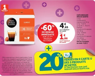Café capsules NESCAFÉ DOLCE GUSTO
