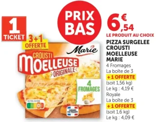 Pizza surgelée Crousti Moelleuse Marie