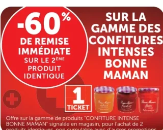 Gamme des confitures intenses Bonne Maman