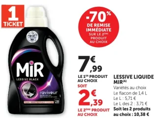 Lessive Liquide Mir Raviveur Lessive Black
