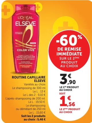 Routine capillaire L'Oréal Elseve