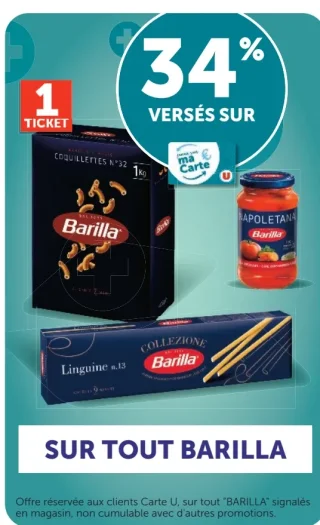 Sur tout Barilla