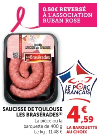 Saucisse de Toulouse Les Brasérades