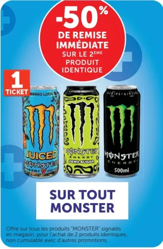 Boisson énergisante Monster Energy