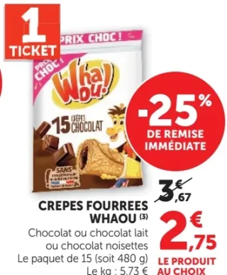 Crêpes fourrées Whaou!