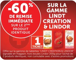 Tablettes Lindt Creation & Lindor