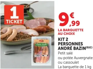 Kit 2 personnes André Bazin