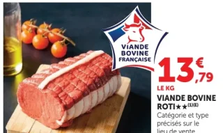 Viande bovine Rôti