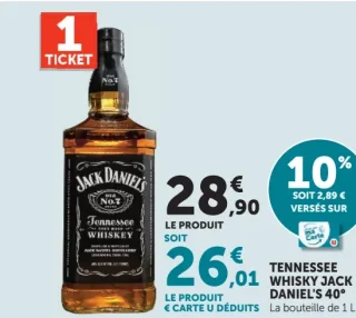 Tennessee Whisky Jack Daniel's 40°
