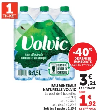 Eau Minérale Naturelle Volvic
