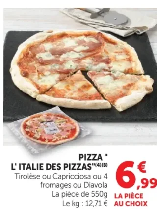 Pizza L'Italie des Pizzas