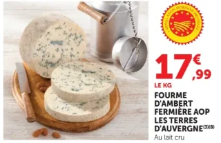 Fourme d'Ambert Fermière AOP Les Terres d'Auvergne