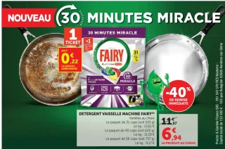 DETERGENT VAISSELLE MACHINE FAIRY Platinum Plus