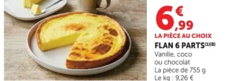 Flan 6 parts