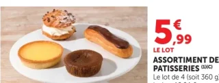 Assortiment de pâtisseries