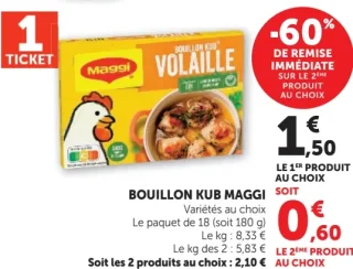 Bouillon Kub Volaille Maggi