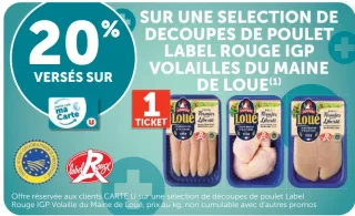 Sélection de découpes de poulet Label Rouge IGP Volailles du Maine de Loué
