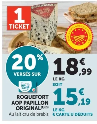 Roquefort AOP Papillon Original