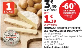 Fromage pour tartiflette Les Fromageries des Pays