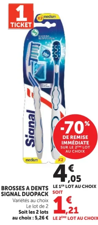 Brosses à dents Signal Duopack