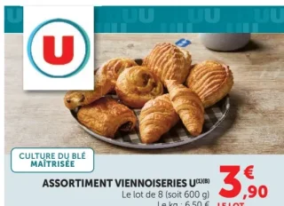 Assortiment viennoiseries U