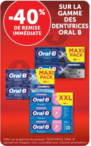 Gamme des Dentifrices Oral-B