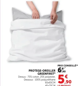 Protège-oreiller Greenfirst® U Maison