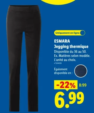 ESMARA Jegging thermique
