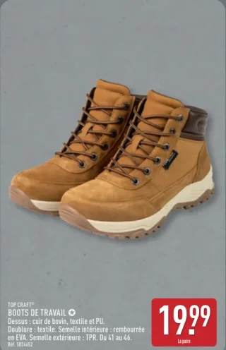 BOOTS DE TRAVAIL TOP CRAFT®