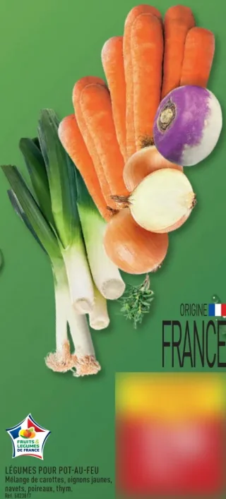 Légumes pour pot-au-feu