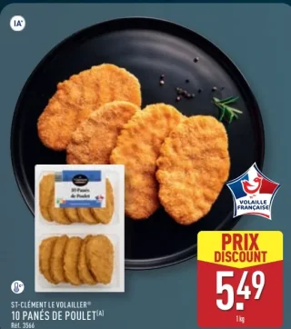 St-Clément Le Volailler 10 Panés de Poulet