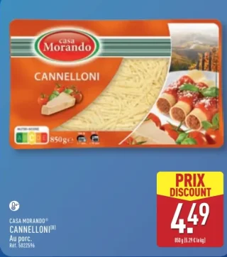CASA MORANDO Cannelloni Au porc