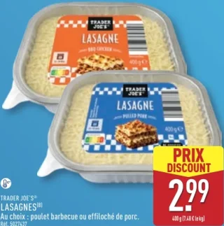 TRADER JOE'S Lasagnes