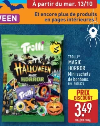 Trolli Magic Horror Mini Sachets de Bonbons