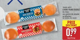 Trader Joe's 8 Mini Pains Burger