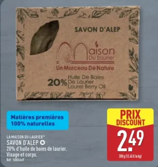 LA MAISON DU LAURIER SAVON D'ALEP