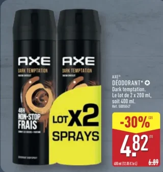 AXE DÉODORANT Dark temptation