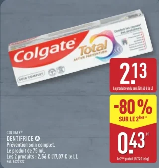 COLGATE DENTIFRICE Prévention soin complet