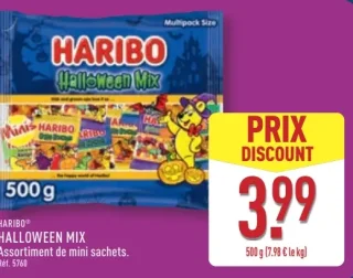 HARIBO® HALLOWEEN MIX Assortiment de mini sachets.