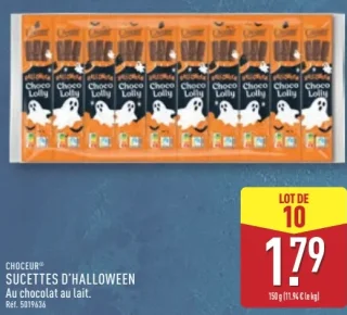 Sucettes d'Halloween Choceur