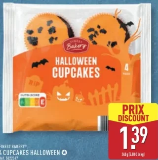 FINEST BAKERY® 4 CUPCAKES HALLOWEEN
