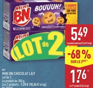 BN® MINI BN CHOCOLAT LAIT