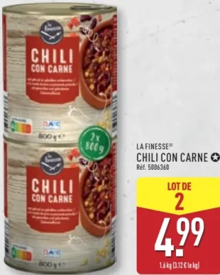 Chili con carne La Finesse