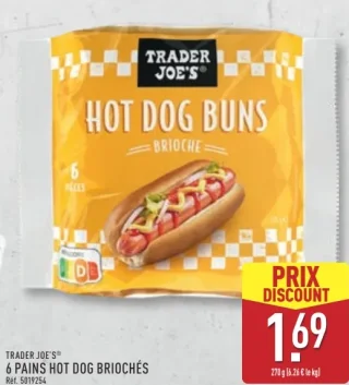 TRADER JOE'S® 6 Pains hot dog briochés