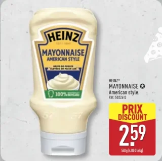 HEINZ® MAYONNAISE American style.