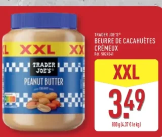 Trader Joe's® Beurre de cacahuètes crémeux