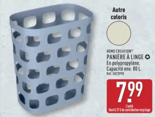 Home Creation Panière à linge