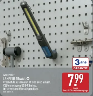 WORKZONE® LAMPE DE TRAVAIL