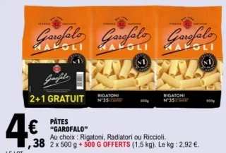 Pâtes Garofalo Rigatoni