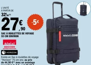 Sac à roulettes de voyage Aerial 55 cm